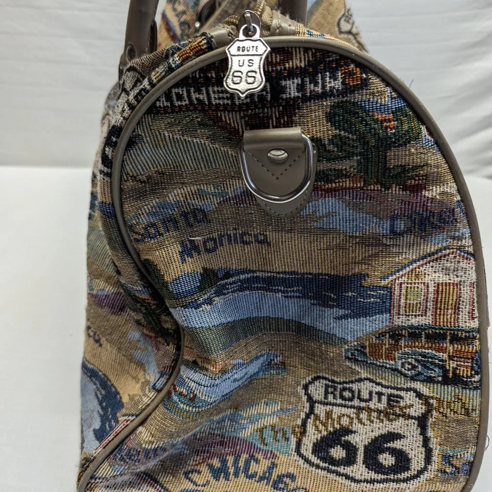 Route 66 Tapestry Travel Bag